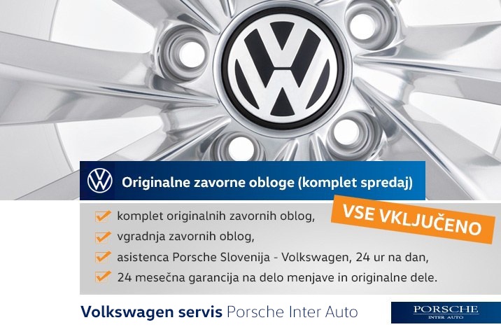 ZAVORNE PLOŠČICE VW GOLF PASSAT TOURAN